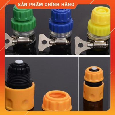 Vòi Xịt Rửa Xe️ Bộ dây vòi xịt nước rửa xe, tưới cây , tăng áp 3 lần, loại 15m 206701 đầu đồng,cút+ đai