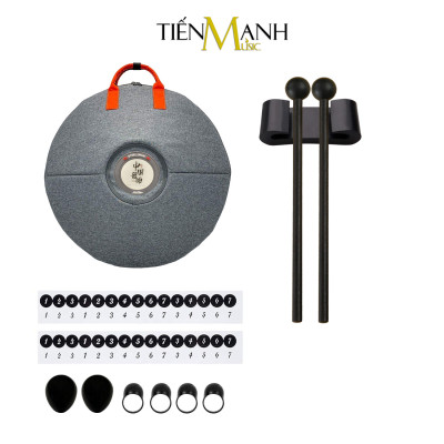 Trống Tank Hluru 15 Tone TB15 14inch (Steel Tongue Drum Lưỡi Thép Không Linh) - Kèm Móng Gẩy DreamMaker