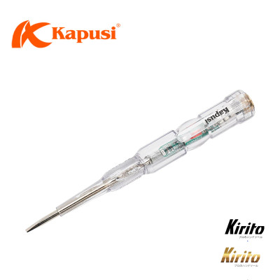 Bút thử điện cao cấp KAPUSI Japan kháng nước, nhựa trong suốt cách điện, chịu nhiệt