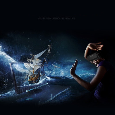 Kính Thực Tế Ảo Xem Phim 3D VR Shinecon Cao Cấp AZONE - Hàng Nhập Khẩu