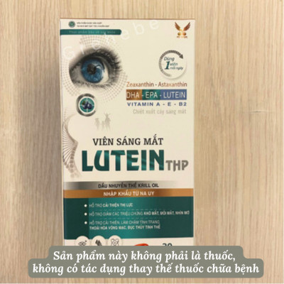 [TPBVSK] LUTEIN THP – Viên Sáng Mắt (Hộp 30 viên nang mềm)