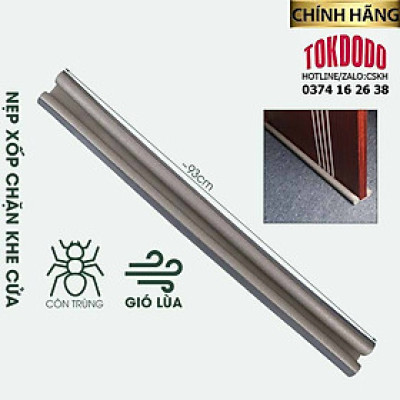 Thanh Nẹp Xốp Chặn Khe Cửa - Ron Đệm Cửa Chống Ồn, Chống Thoát Hơi Máy Lạnh, Chống Bụi, Ngăn Côn Trùng