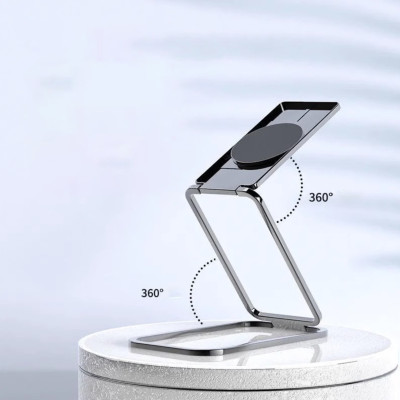 Giá kệ đỡ điện thoại hợp kim dán mặt đế sau chống lưng vòng tay xoay 360 độ Kickstand gấp gọn K4 - Hàng chính hãng