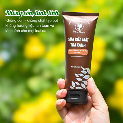 Bộ trắng da, sạch mụn nám toàn diện Wonmom (Sữa rửa mặt+Kem nghệ tươi+Serum mụn+Mặt nạ nghệ)