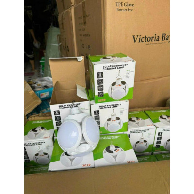 Bóng Đèn Led Tích Điện 5 Cánh Đèn Năng Lượng Mặt Trời Có Thể Đóng Mở