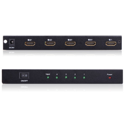 Bộ chia cổng HDMI 1 cổng ra 4 cổng 2K x 4K Hỗ trợ full HD UGREEN 40202 - Hàng Chính Hãng