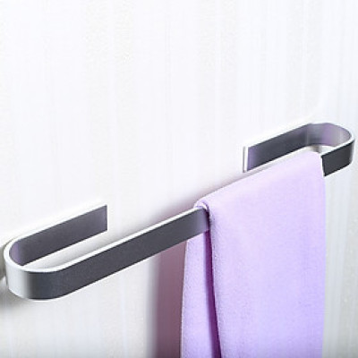 Thanh treo khăn tắm quần áo bằng nhôm dán tường Hobby Home Decor KN1