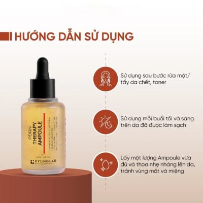 Serum trẻ hóa da Kyung Lab PDRN Therapy Ampoule 50ml - Phục hồi và nuôi dưỡng làn da
