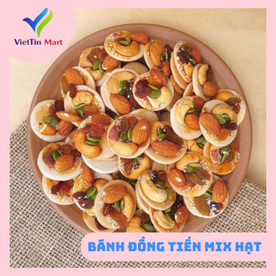 Bánh đồng tiền mix hạt Viettin Mart 300G