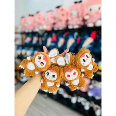 Thú nhồi bông babythree chất lông mịn dễ thương - Size 15cm - Quà tặng móc khoá babythree treo cặp cute