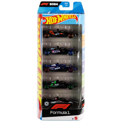 Bộ 5 Đồ Chơi Mô Hình Siêu Xe Đua F1 - Hot Wheels JGF58