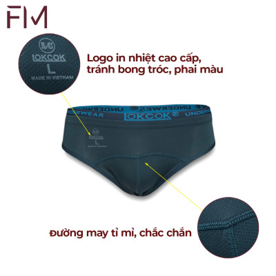 Combo 5 quần lót nam, chất cotton mềm mịn, thiết kế lưới nhật thoáng khí - FORMEN SHOP - FMQS019