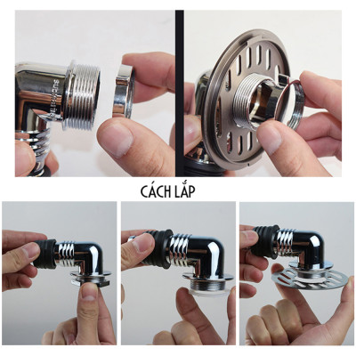 Bộ thoát nước máy giặt, thoát nước thải, nước thoát sàn nhà tắm, vệ sinh kiêm chống mùi hôi, ngăn côn trùng trào ngược – Bộ chia 3, MIHOCO 31