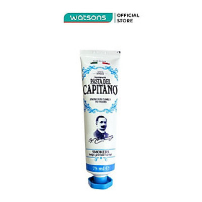 Kem Đánh Răng Pasta Del Capitano 1905 Cho Người Hút Thuốc Smokers Toothpaste 75ml