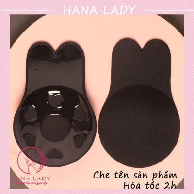 Miếng dán ngực tai thỏ - Dán ti nhủ hoa nâng ngực tạo khe cao cấp DT014