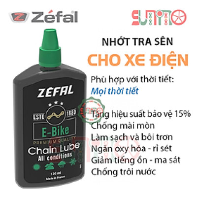 Dầu tra sên xe đạp ZEFAL 120ml chính hãng