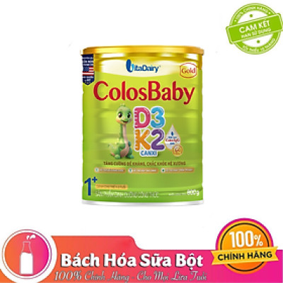 Sữa Bột ColosBaby Gold D3K2 1+ 800g