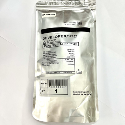 Bột từ Type 21: Dùng cho máy photocopy Ricoh 1060/ 1075/ 2060/ 2075/ 6500/ 7500/ 8000/ 6001/ 8001/9001/ 6002/ 6502/9002/ 6503/7503 ( HA - Hàng nhập khẩu )