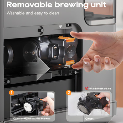 HÀNG NHẬP KHẨU - Máy pha cà phê tự động chuyên nghiệp, dùng cho quán cà phê, nhà hàng và khách sạn HiBREW H16