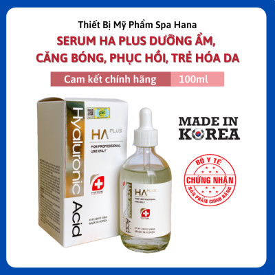 [KHUYẾN MÃI] Serum HA Plus Dưỡng Ẩm Căng Bóng Giảm Nếp Nhăn Hyaluronic Acid AWAKETHECELL 100ml