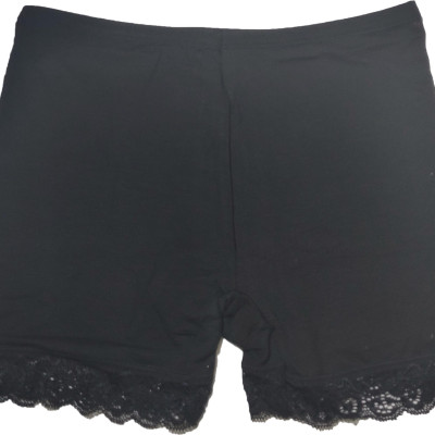 Combo 4 Quần mặc trong váy chất cotton siêu mịn 2 màu đen và 2 màu be