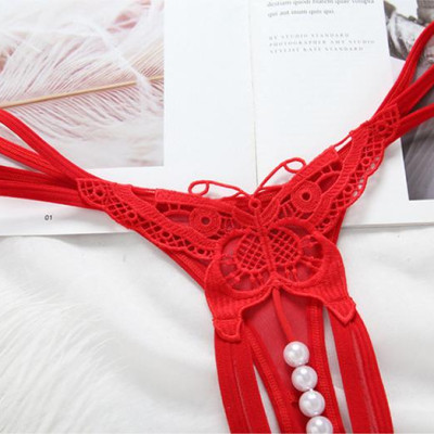 Quần lót nữ đính hạt - đỏ