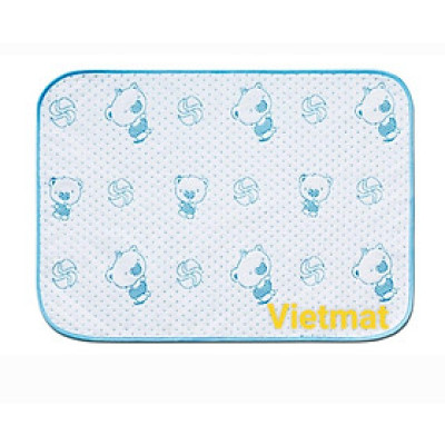 Combo 3 tấm lót chống thấm cho bé Vietmat mềm êm, thoáng mát, không nóng, không sột soạt, giặt máy