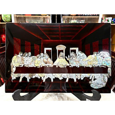 Tranh Sơn Mài - BUỔI TIỆC LY | Khảm Cừ Cao Cấp – Ốc Chìm | Hàng Xuất Khẩu | Size 40x60 cm