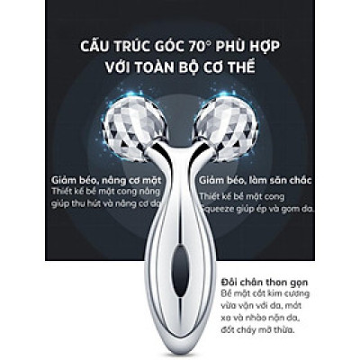 Cây Lăn Mặt Nâng Cơ 3D, Nâng Cơ Body, Thon Gọn Cơ Thể, Massage Lăn Cơ Mặt Loại To B0141