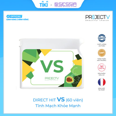 [TẶNG 5 TÚI PV ZIP] Thực Phẩm Sức Khoẻ VS+ENT+OS | V Alphabet - Điều hòa huyết áp, Giảm đau khớp, Ngừa loãng xương - PROJECT V - Xuất xứ Pháp, Hàng Chính Hãng