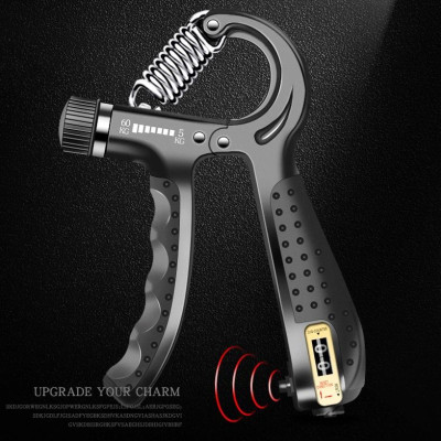 Kìm Bóp Tay, Dụng Cụ Tập Cơ Tay Cao Cấp, Kìm Tập Gym Bấm Số Tự Động (5-60 Kg) Hàng Cao Cấp Tay Cầm Dài 