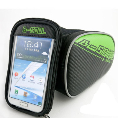 Túi treo sườn xe đạp chống nước cho điện thoại (đỏ)