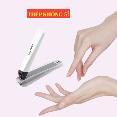 Bấm Móng Tay Cỡ Trung Type W001 Kai Razor 37411-KE0108 (Màu Trắng)