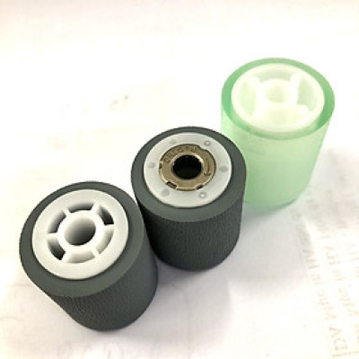 Bộ 3 cao su kéo giấy khay ADF Toshiba 756: Dùng cho máy photocopy Toshiba E 550/ 650/ 600/ 720/ 723/ 850/ 853/ 555/ 655/ 556/ 656/ 756/ 856/ 657/ 857 ( HA - Hàng nhập khẩu )