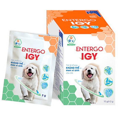 BOSSEN - ENTERGO IGY Bổ sung Kháng Thể và Men Vi Sinh cho Chó