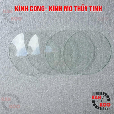 Kính CONG (MO) hình TRÒN 17CM-39CM – Thủy tinh cao cấp cho đồng hồ treo tường, đồng hồ cổ