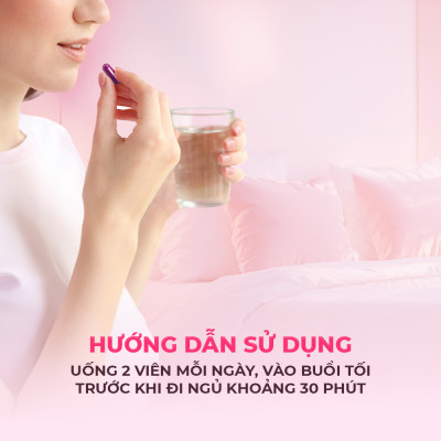 Viên uống cải thiện tình trạng mất ngủ và ngủ kém Powergra Gentle Dreams - Hộp 60 viên