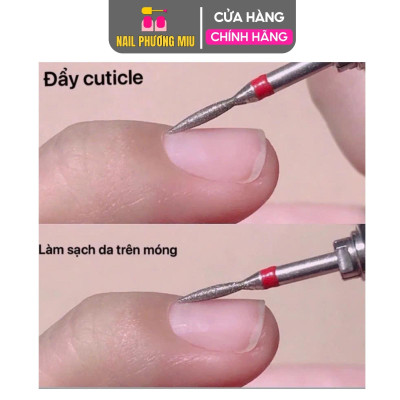 Đầu Mài Khóe Da Nga Đầu Nhỏ, Làm Sạch Khóe Da Nhanh, Làm Sạch Khóe Móng Chuyên Dùng Làm Nail