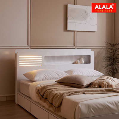 Giường ngủ ALALA1205 + 3 hộc kéo / Miễn phí vận chuyển và lắp đặt/ Đổi trả 30 ngày/ Sản phẩm được bảo hành 5 năm từ thương hiệu ALALA/ Chịu lực 700kg 