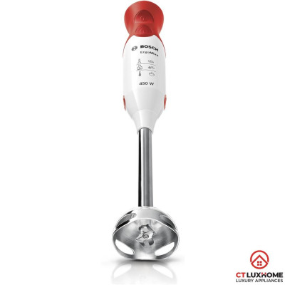 Máy xay thực phẩm cầm tay Bosch MSM64110 450W, 220V, 50/60Hz, Kèm cốc trộn [Hàng chính hãng]