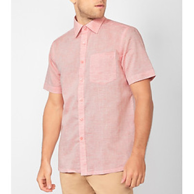 ÁO SƠ MI TAY NGẮN LINEN-V46-014581-RD1