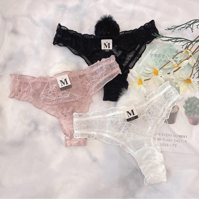 Quần lót nữ lọt khe ren kèm cục bông 053 – Sexy, quyến rũ, tôn dáng