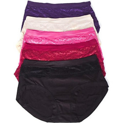 Quần Lót Cotton Pha Ren Mỏng Mát Cho Người Mập Béo Bầu