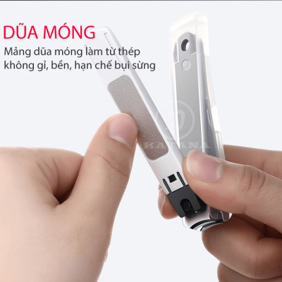 Bấm móng tay cao cấp Nhật KAI-001MST màu trắng KE0116