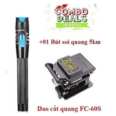 Dao cắt sợi quang FC-60S + Tặng bút soi quang 5km