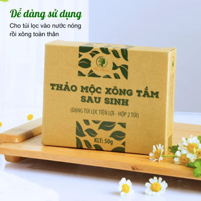 Combo 2 Hộp Thảo Mộc Xông Tắm Sau Sinh Wonmom ( 2 Túi/Hộp )