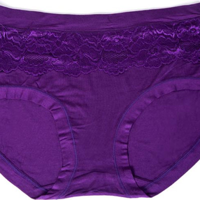 Quần Lót Cotton Pha Ren Mỏng Mát Cho Người Mập Béo Bầu