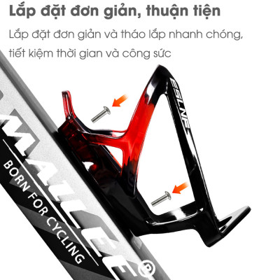 Giá Đỡ Bình Nước Xe Đạp Nhựa PC Mai Lee SZB-01, Dành Cho Xe Đạp Địa Hình và Đường Trường, Tích Hợp Chỗ Gắn định vị