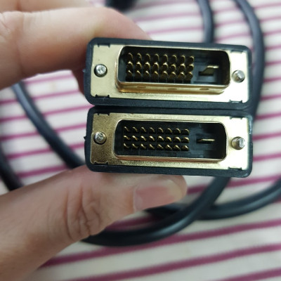 Cáp 2 đầu DVI dài 1 MÉT RƯỠI - Cáp DVI to DVI - Hàng chính hãng