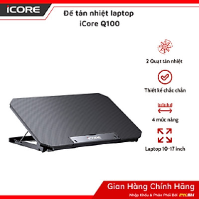 Đế tản nhiệt laptop iCore Q100 - Hàng Chính Hãng